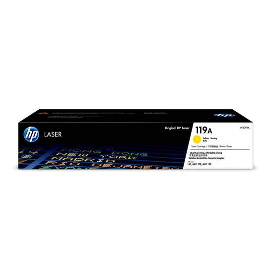 HP 119A Yellow Original Laser Toner Cartridge (W2092A) - 700 Pages