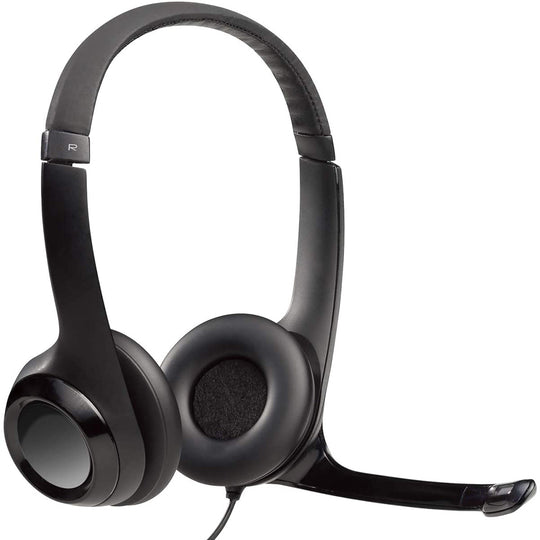 Logitech H390 USB Wired Headset with Noise-Canceling Mic