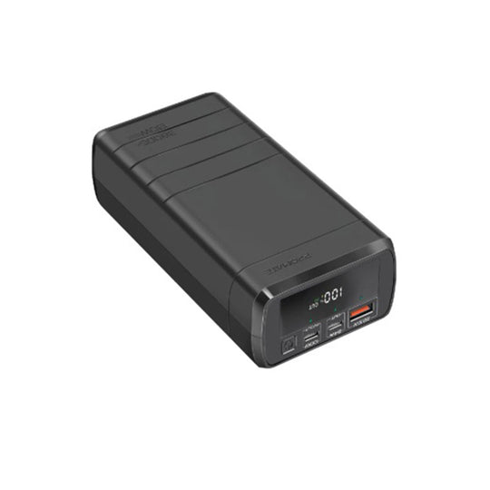 Promate PowerMine-130W 38000mAh Power Bank - 100W PD + 22.5W QC