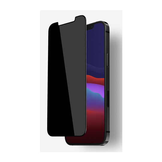 Green 3D Security Pro HD Privacy Glass Screen Protector for iPhone 12 Mini (5.4")