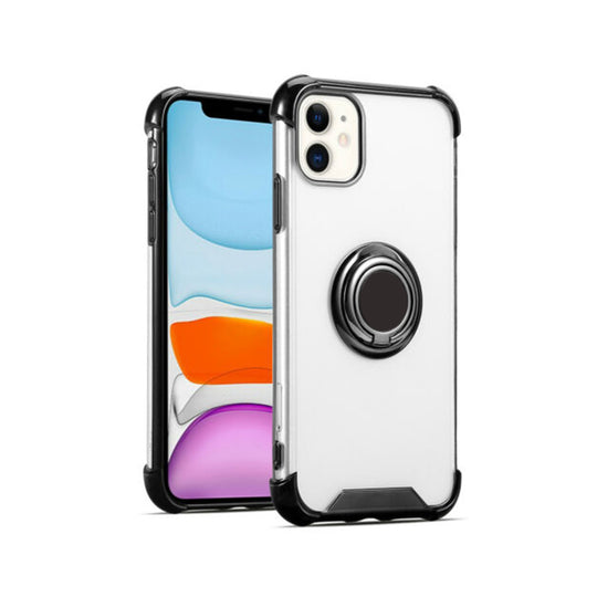 Green Stylishly Tough Shockproof Case with Ring for iPhone 11