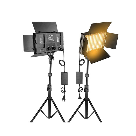 U600 Portable LED Studio Light Panel - Bi-Color 3200K-5600K, 40W, NP-F Battery