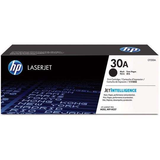 HP 30A Black Original Laser Toner Cartridge (CF230A) - 1600 Pages