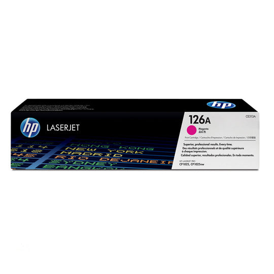 HP 126A Magenta Original LaserJet Toner Cartridge (CE313A) - 1000 Pages