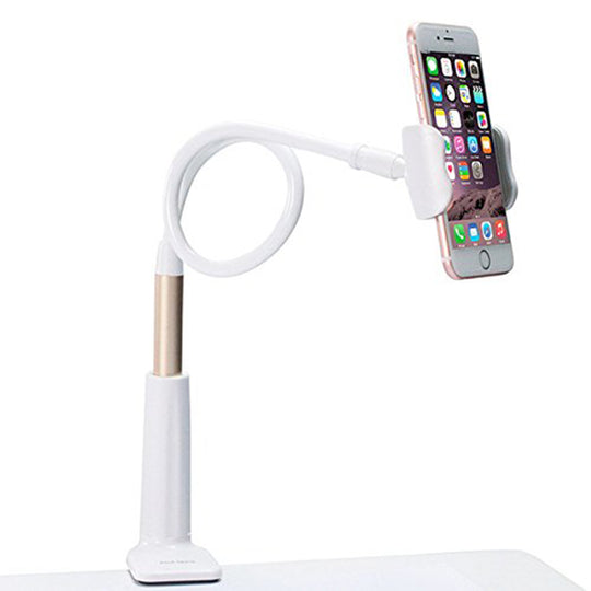 Rock Flexible Long Arm Mobile Holder - Goose Neck, Screw Clamp