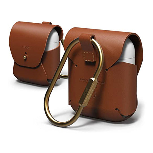 Elago Leather AirPods Case for AirPods 1 & 2 (Brown)