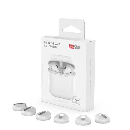 AhaStyle 3 Pairs Silicone Earbuds Cover for AirPods