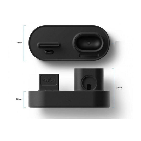 Elago 3-in-1 Charging Station for Apple Devices (Black)