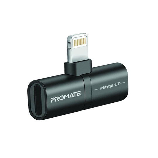 Promate iHinge-LT 2-in-1 Lightning Audio & Charging Adapter