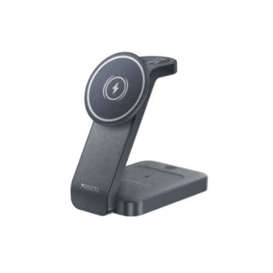 Yesido DS26 15W 4-in-1 Foldable Wireless Charging Station - Desk Stand