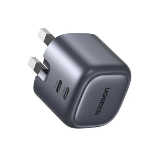UGREEN 90399 45W GaNFast Dual USB-C PD Wall Charger - Compact