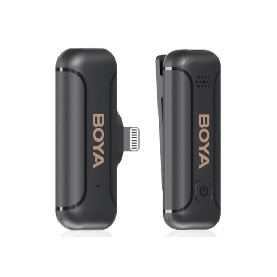BOYA BY-WM3T2-D1 Single Wireless Microphone System – Bluetooth & Lightning Connector