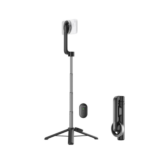Promate MagStick MagSafe Selfie Stick - Telescopic, Bluetooth Remote, Tripod