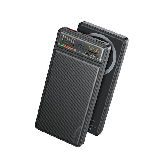 Yesido YP57 10,000mAh Magnetic Power Bank – Dual Output, Wireless & Fast Charging