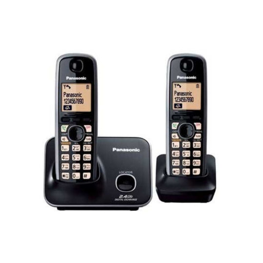 Panasonic KX-TG3712 Cordless Phone with Dual Handsets and Caller ID