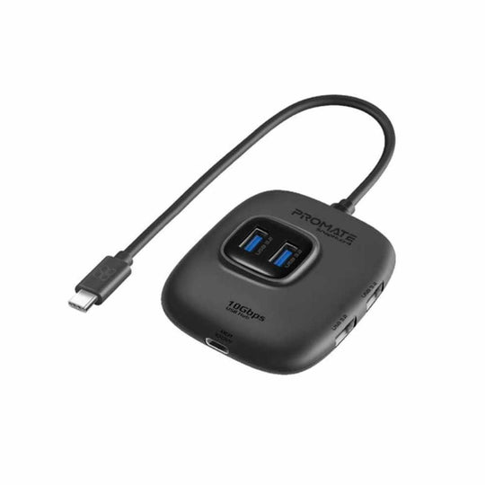 Promate SnapHub-4 4-Port USB 3.2 Hub (10Gbps)