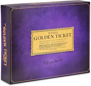 Buffalo Games - Willy Wonka's The Golden Ticket Game | Family Fun