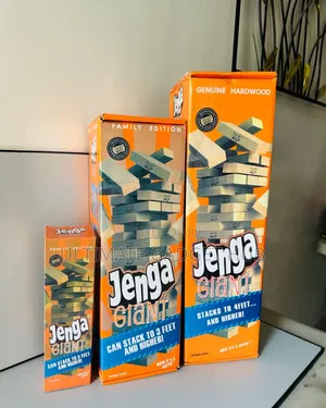 Jenga Giant Family Edition | Develops Motor Skills & Spatial Reasoning