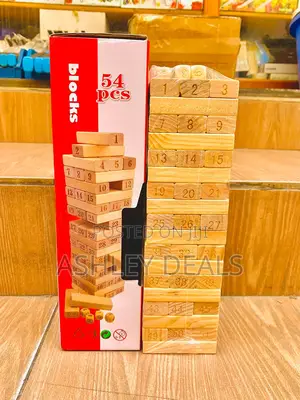 Original Jenga Block Game | Authentic Stacking Game for All Ages