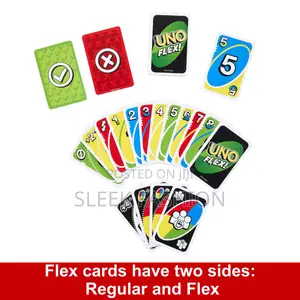 Uno Flex Card Game: New Variant with High Number of Unique Action Cards