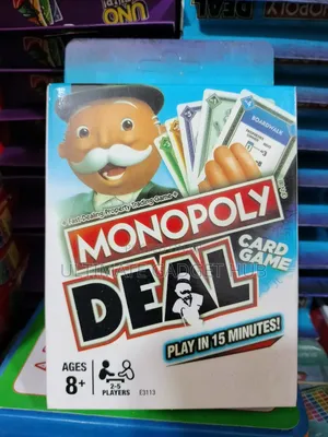 Monopoly Deal Card Game - Fast-Paced Family Card Game