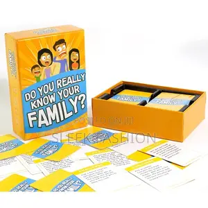 Do You Really Know Your Family Card Game: Laugh and Learn Family Game Night