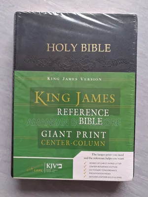 King James Reference Bible: Super Giant Print Center-Column | KJV Large Print Study Bible