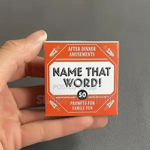 Name That Word Card Game: After Dinner Amusements Fast-Paced Family Fun