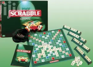 Authentic Scrabble Board Game - Classic Word Game for Family Night, Adults & Kids Ages 8+
