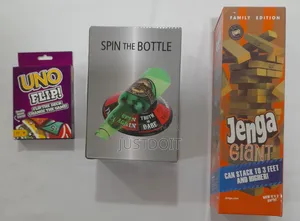 Spin the Bottle + Jenga + Uno | Triple the Fun for Game Nights and Hangouts