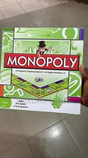 Custom Monopoly Table Game: Brand Name Tops Plastic Personalized Board Game for Gifts