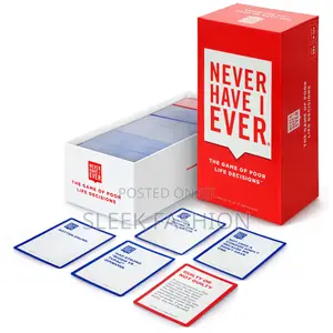 Never Have I Ever Game Card - Laugh Out Loud Party Game