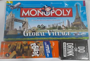 Monopoly + Jenga + Do or Drink - Ultimate Game Night Pack