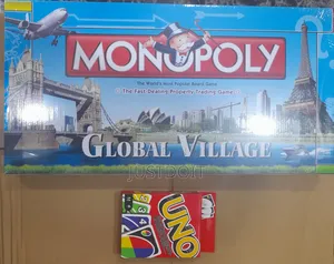 Monopoly + Uno Game Set - Strategy & Quick Fun Combo