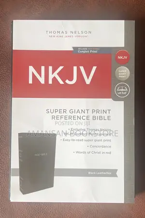 NKJV Super Giant Print Reference Bible | The Largest Print Available for Comfortable, In-Depth Study