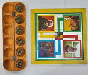 Oware + Ludo Games Package | Family Strategy & Fun Night Combo