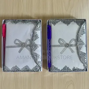 Silvery Wedding Bible | Elegant Engagement and Wedding Bible with Pen in Beautiful Silver Design