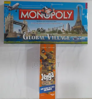 Jenga + Monopoly: Mix of Strategy Fun and Action Gameplay for Family Time