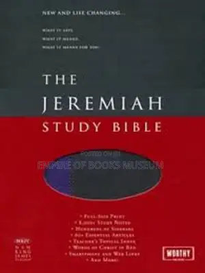 Jeremiah Study Bible, Limited Edition Deluxe Leather NKJV Gray and Purple