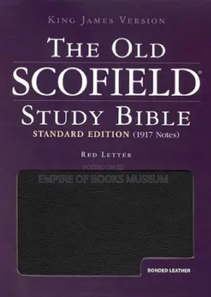 KJV Old Scofield Study Bible: Bonded Leather Black Standard Edition