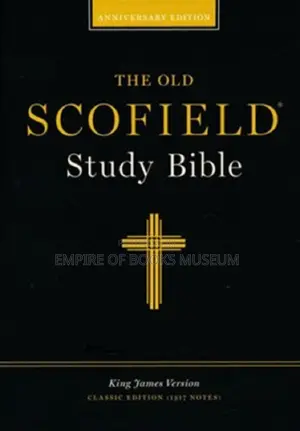 KJV Old Scofield Study Bible: Genuine Leather Black | Classic Edition 1917 Notes