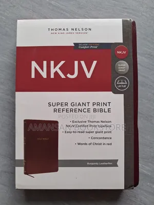 NKJV Super Giant Print Reference Bible by Thomas Nelson