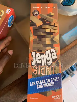 Jenna Giant Bricks Party Game - 54 Hardwood Blocks