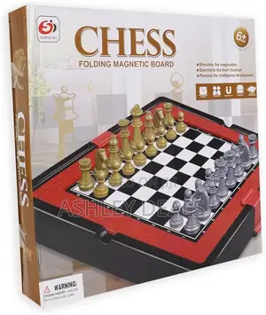 Magnetic Chess Board Game - Portable Travel Set for Ages 6+