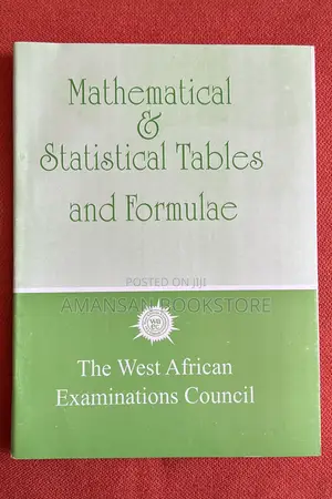 WAEC Mathematical Statistical Tables and Formulae - Approved
