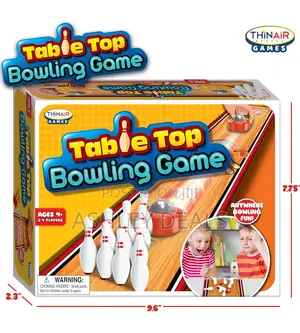 Table Top Bowling Game | Educational Board Game for Kids Ages 4-12