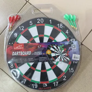 Double Side Dartboard Game | 17 Inches Professional Size for Home Fun