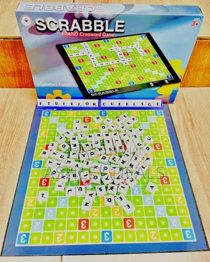 Scrabble Crossword Board Game | Classic Word Building Game for Families