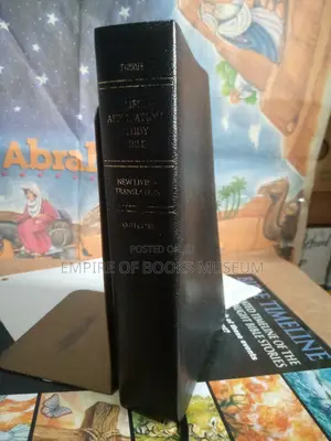 NLT Life Application Study Bible Bonded Leather: Words of Christ in Red