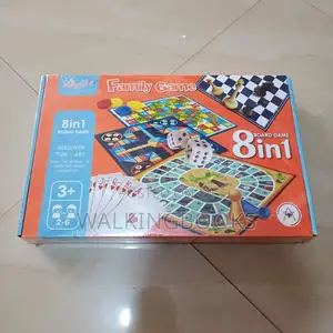 Family Game, 8 in 1 Board Game | The Ultimate Collection for Endless Family Entertainment